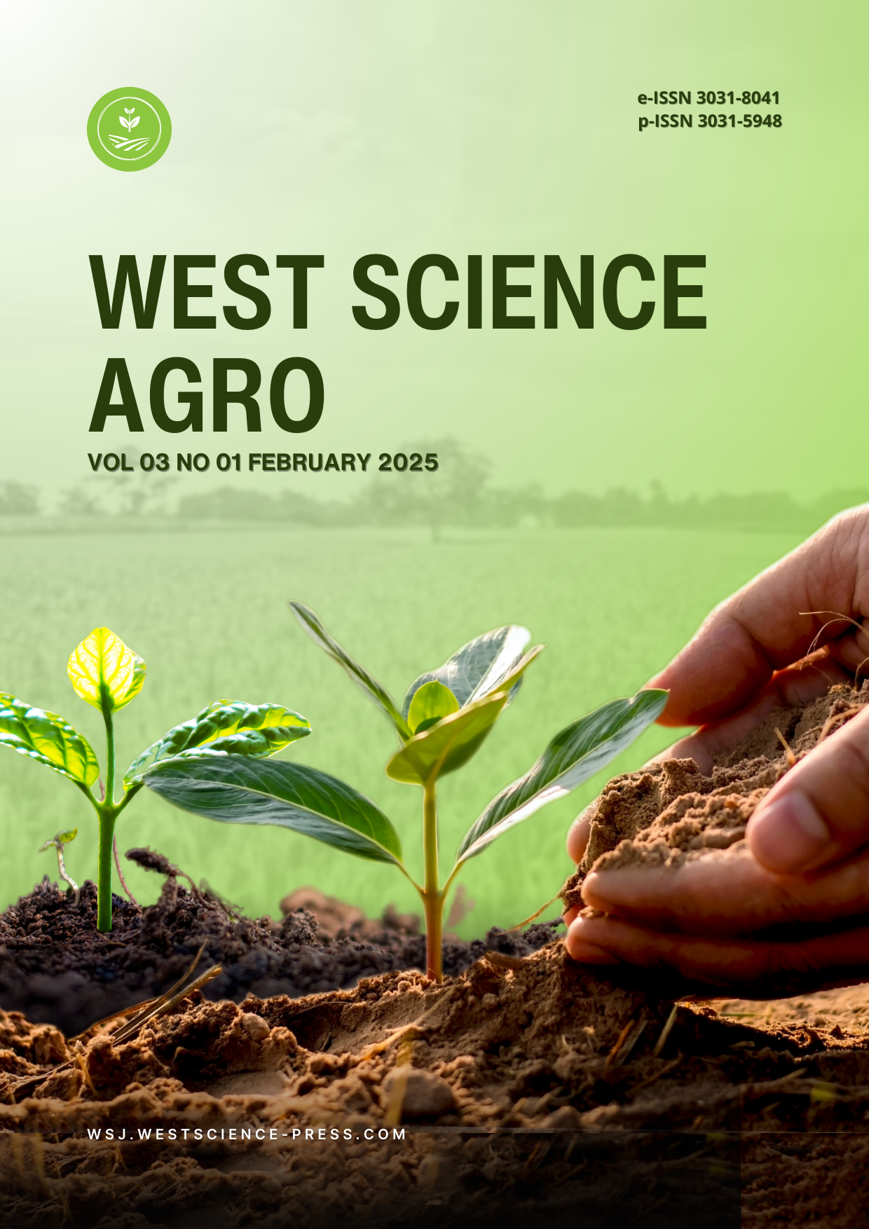 					View Vol. 3 No. 01 (2025): West Science Agro
				